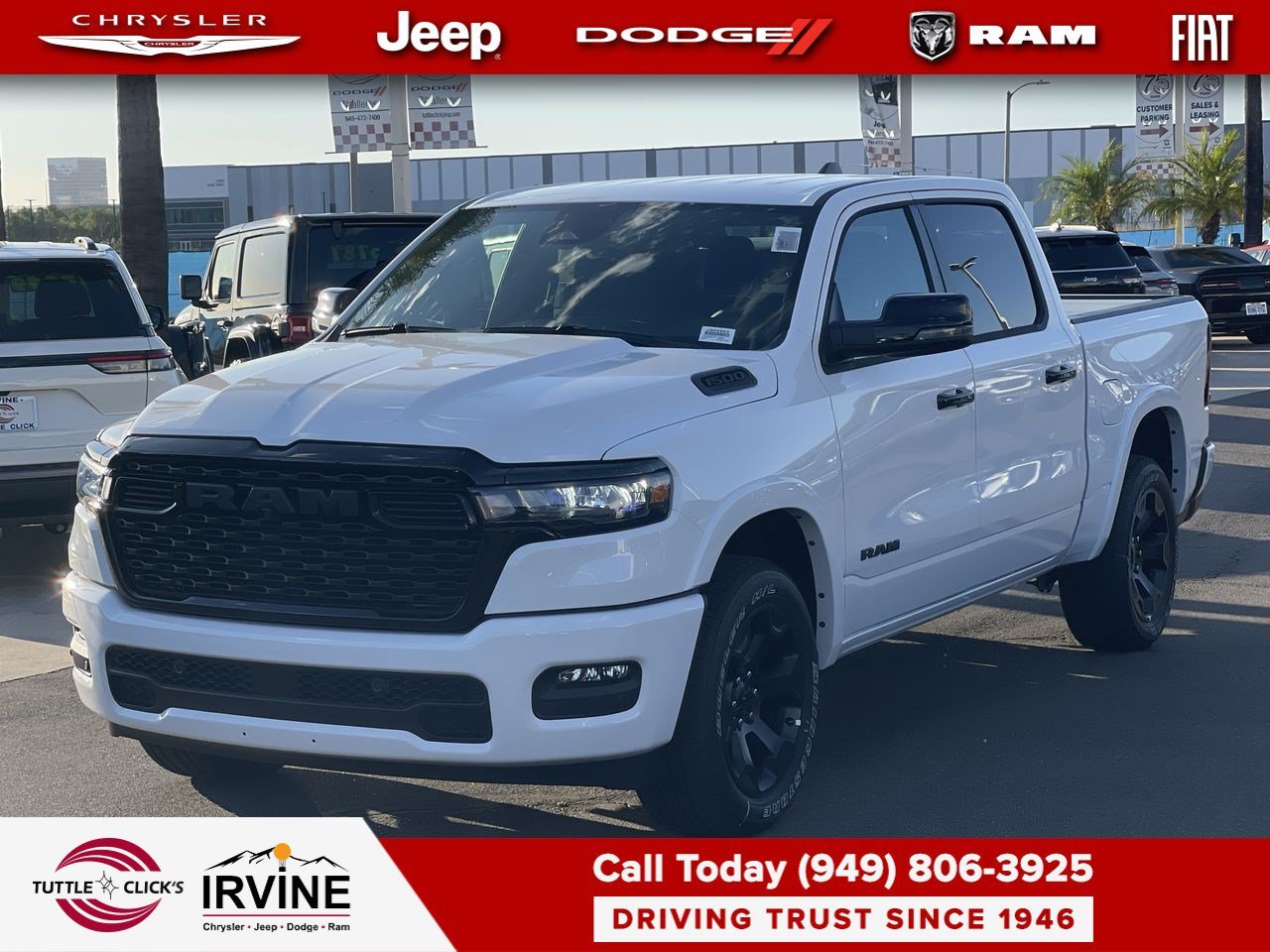 New 2026 Bright White Clearcoat RAM Big Horn image 3