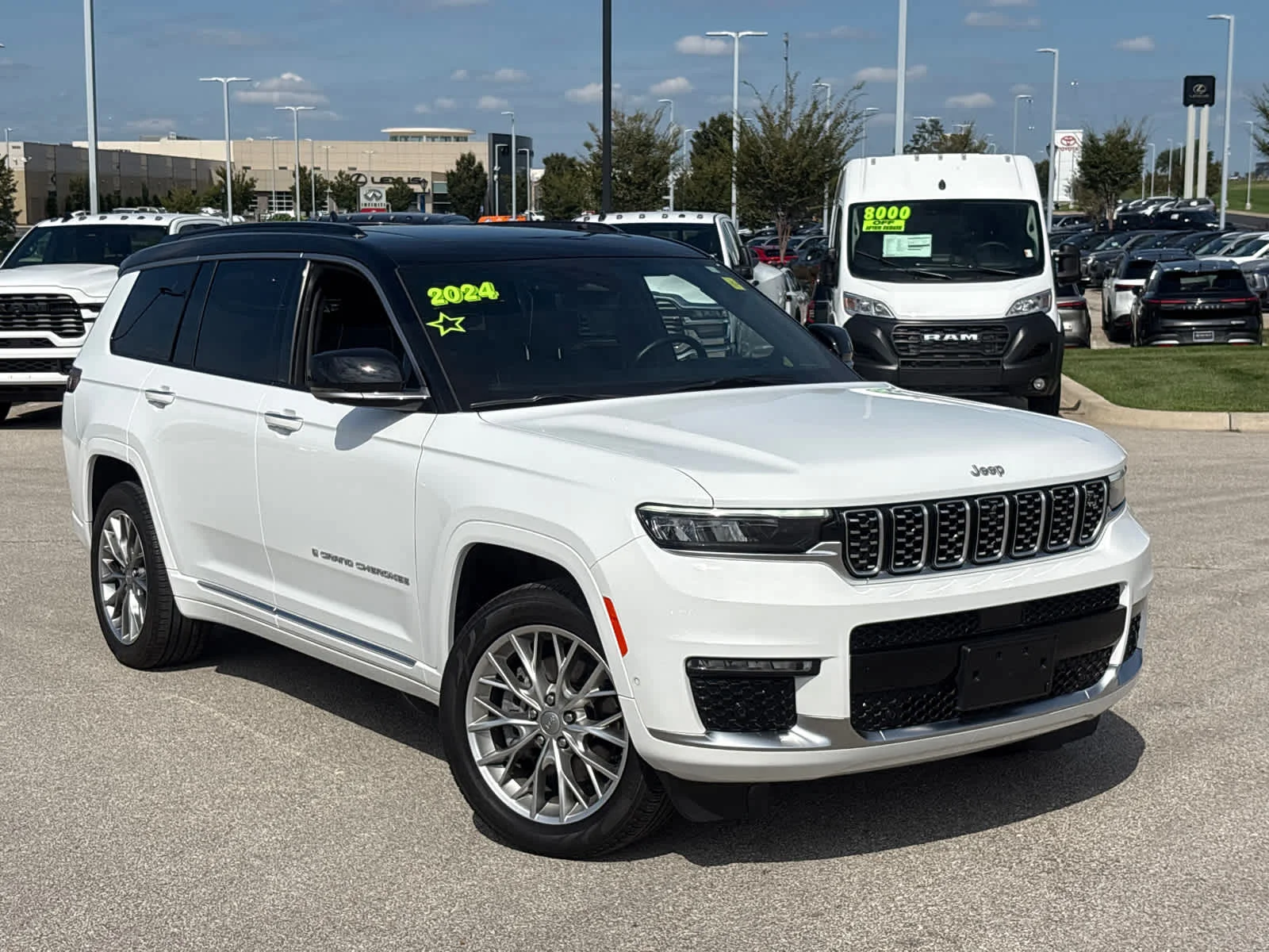 Used 2024 Jeep Grand Cherokee L Summit with VIN 1C4RJKET7R8559739 for sale in Kansas City