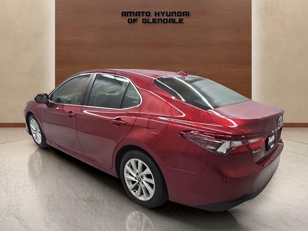 Used 2022 Red Toyota LE image 3