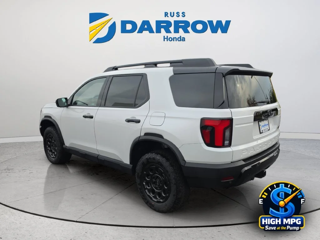 New 2027 Platinum White Pearl Honda TrailSport Elite Blackout image 3