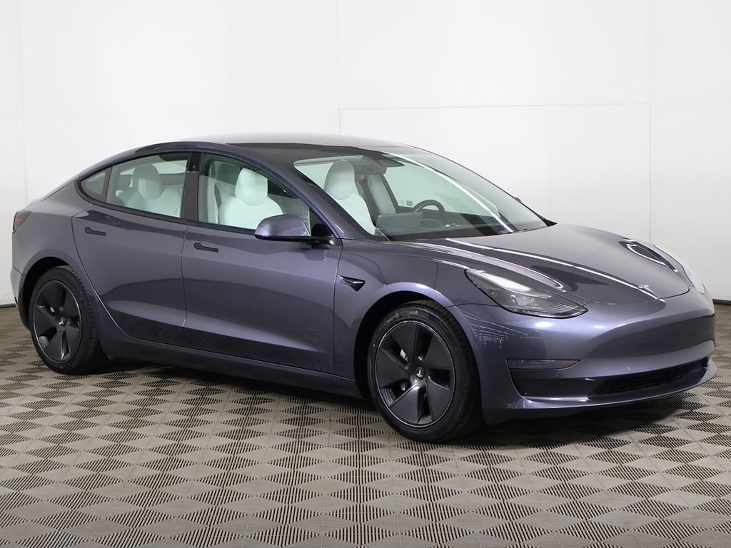 Used 2021 Tesla Model 3 Base with VIN 5YJ3E1EA2MF963611 for sale in Streetsboro, OH