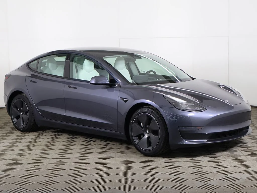 Used 2021 Tesla Model 3 Base with VIN 5YJ3E1EA2MF963611 for sale in Streetsboro, OH