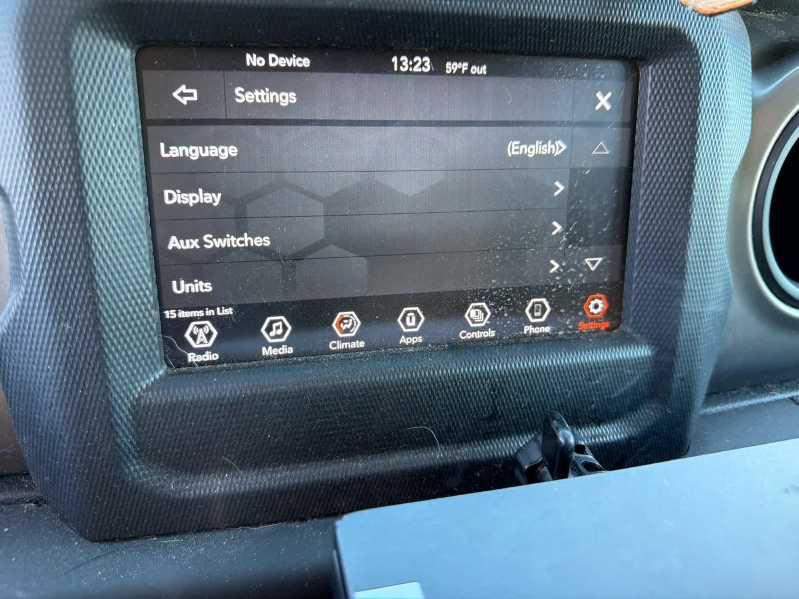 Used 2018 Granite Crystal Metallic Clearcoat Jeep Sport image 3