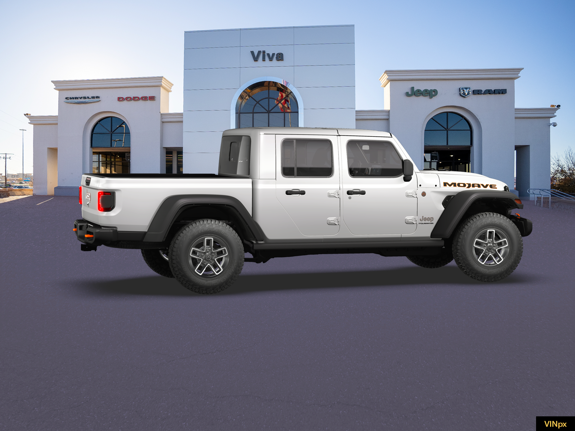 New 2026 Bright White Clear-Coat Exterior Paint Jeep Mojave image 26