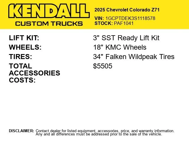 Used 2025 Black Chevrolet Z71 image 2