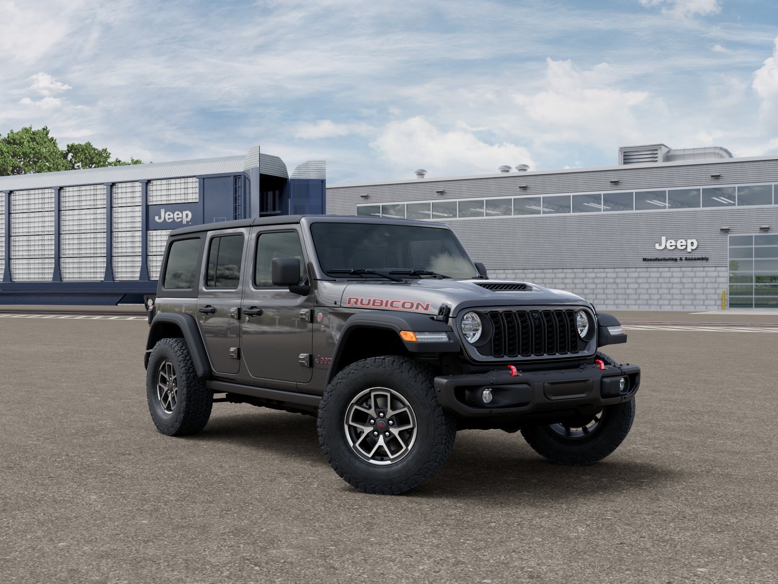 New 2026 Granite Crystal Metallic Clear-Coat Exterior Paint Jeep Rubicon image 5