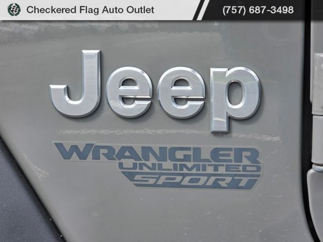 Used 2020 Sting-Gray Clearcoat Jeep Unlimited Sport S image 8