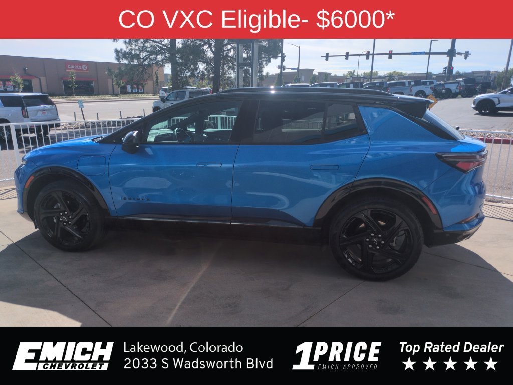 Used 2024 Chevrolet Equinox EV RS with VIN 3GN7DSRR2RS259389 for sale in Lakewood, CO