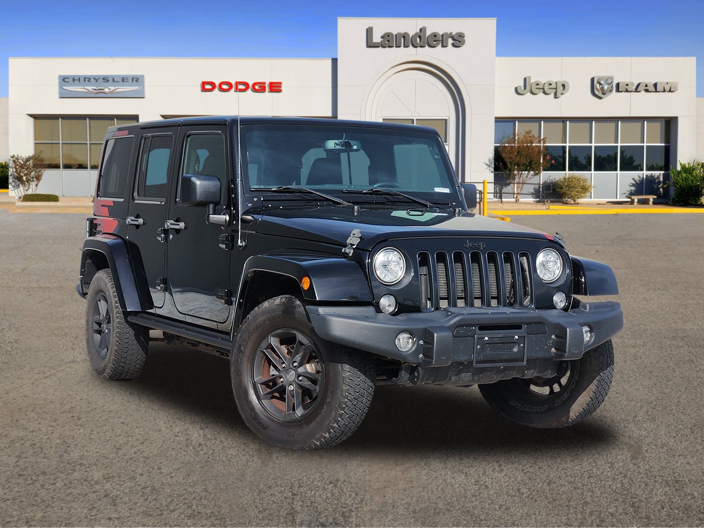 Used 2017 Black Clearcoat Jeep Winter image 1