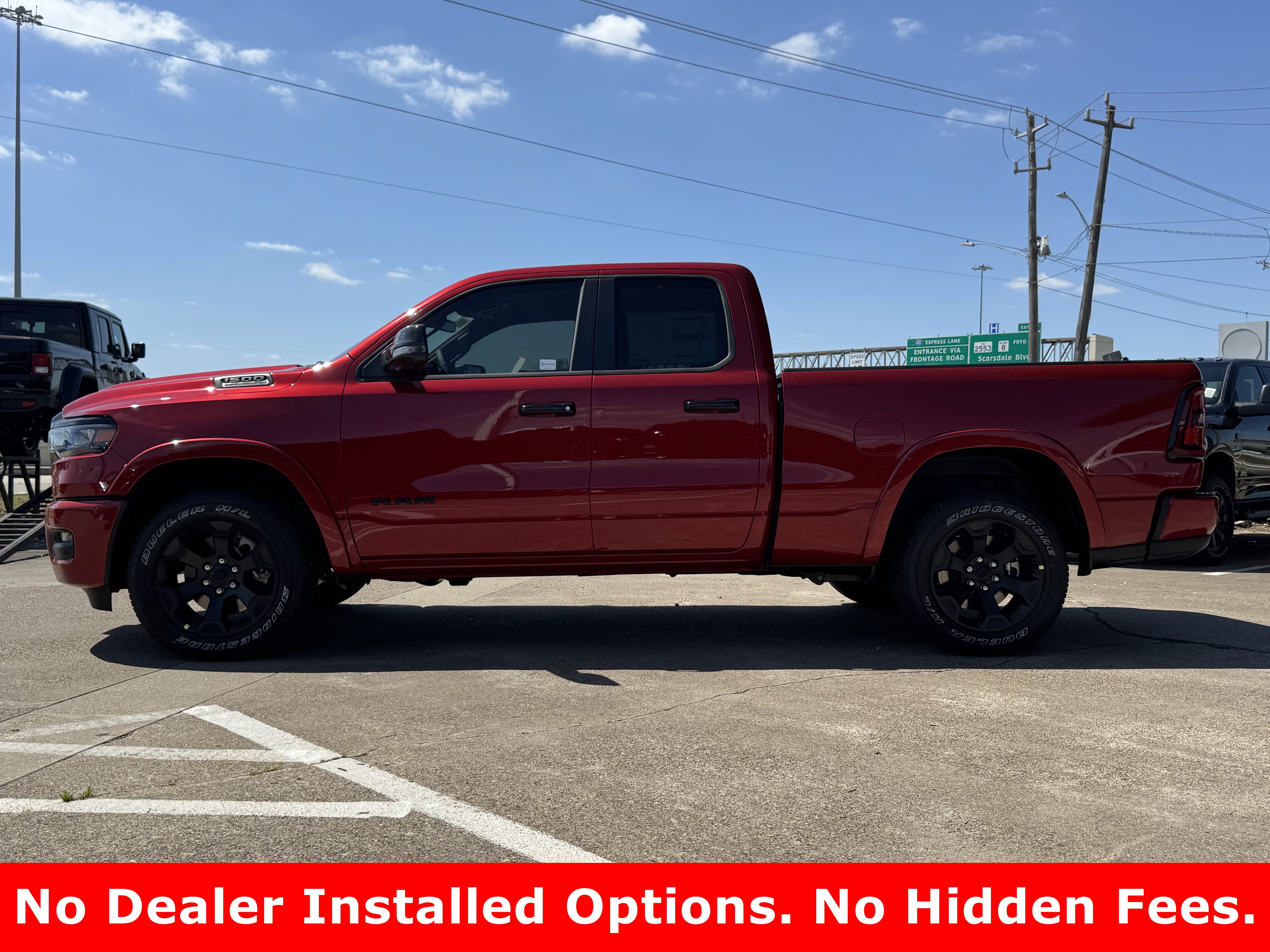 New 2026 Molten Red Pearl-Coat Exterior Paint RAM Lone Star image 6
