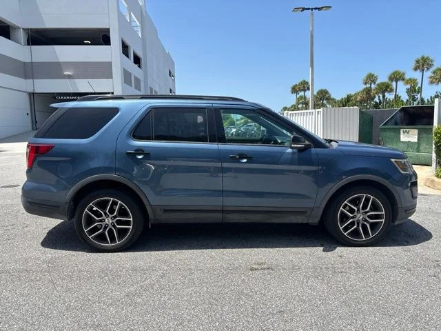 Used 2018 Blue Metallic Ford Sport image 2