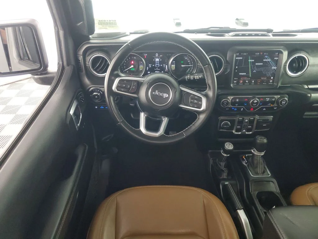 Used 2021 Gray Jeep Unlimited Sahara 4xe image 14