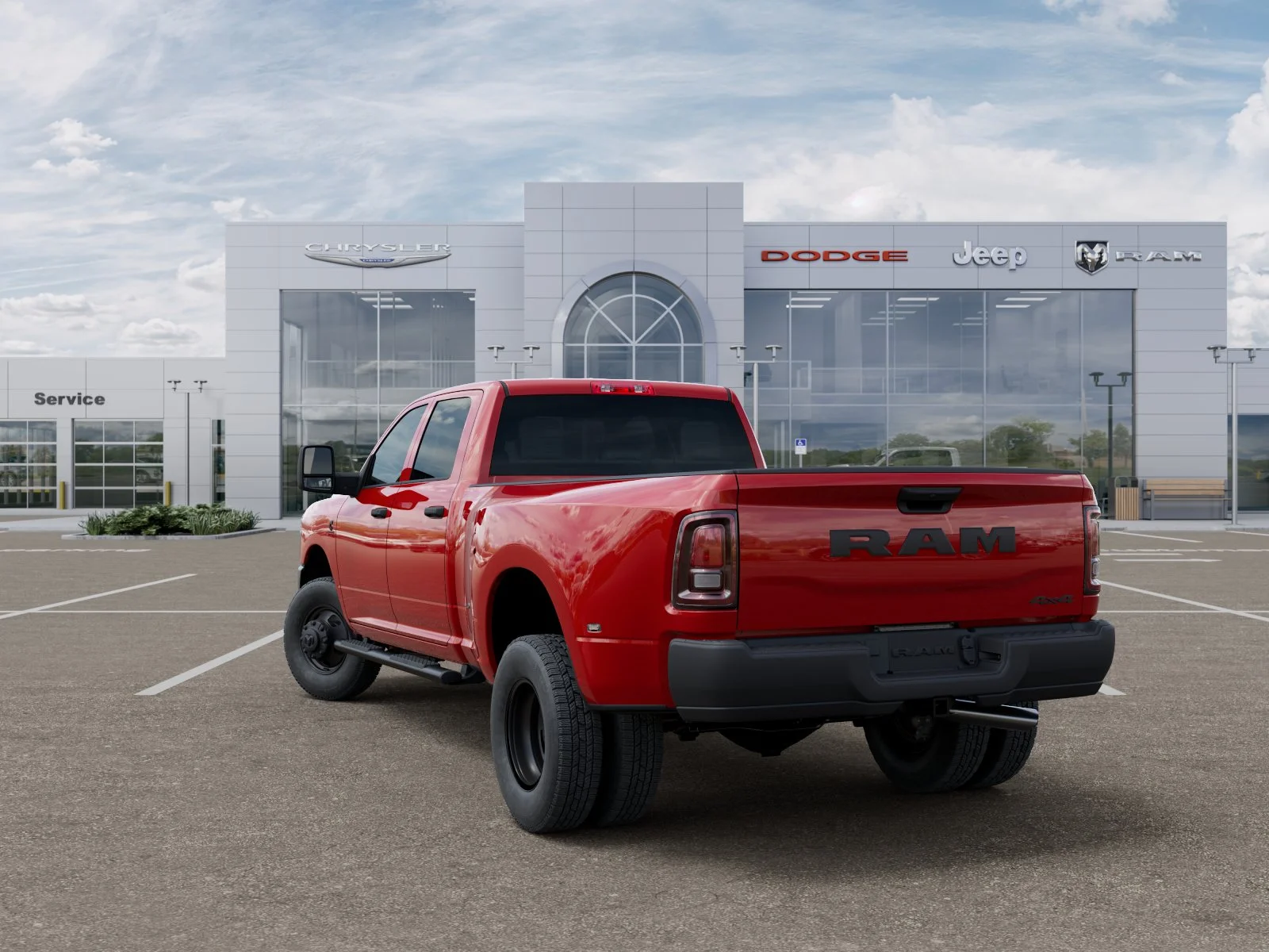 New 2026 Flame Red Clear-Coat Exterior Paint RAM Tradesman image 30