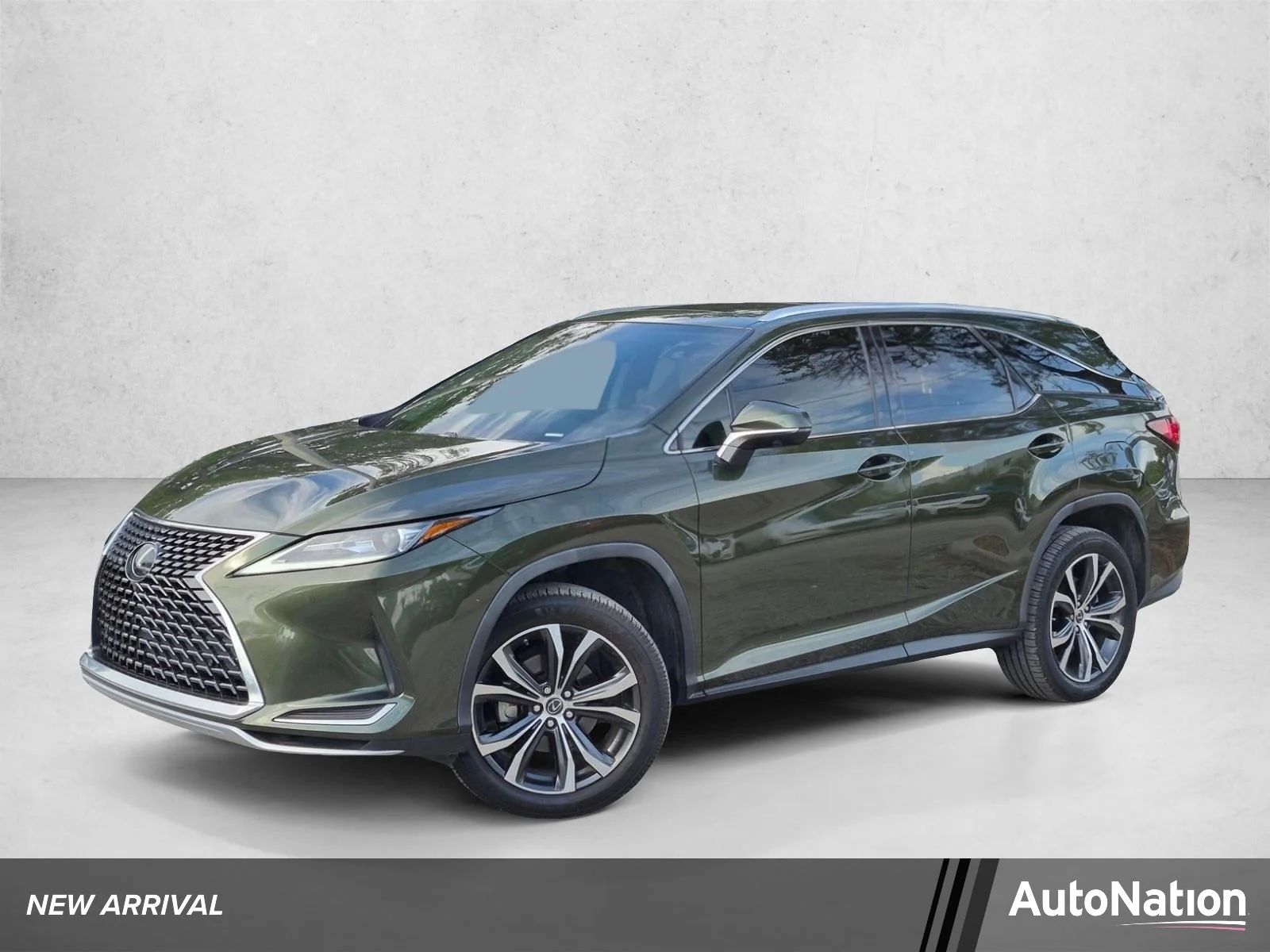 Certified Used 2021 Nori Green Pearl Lexus RX 350L image 1
