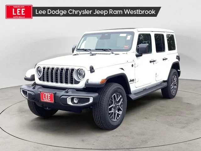 New 2026 Bright White Clearcoat Jeep 4-DOOR SAHARA image 1
