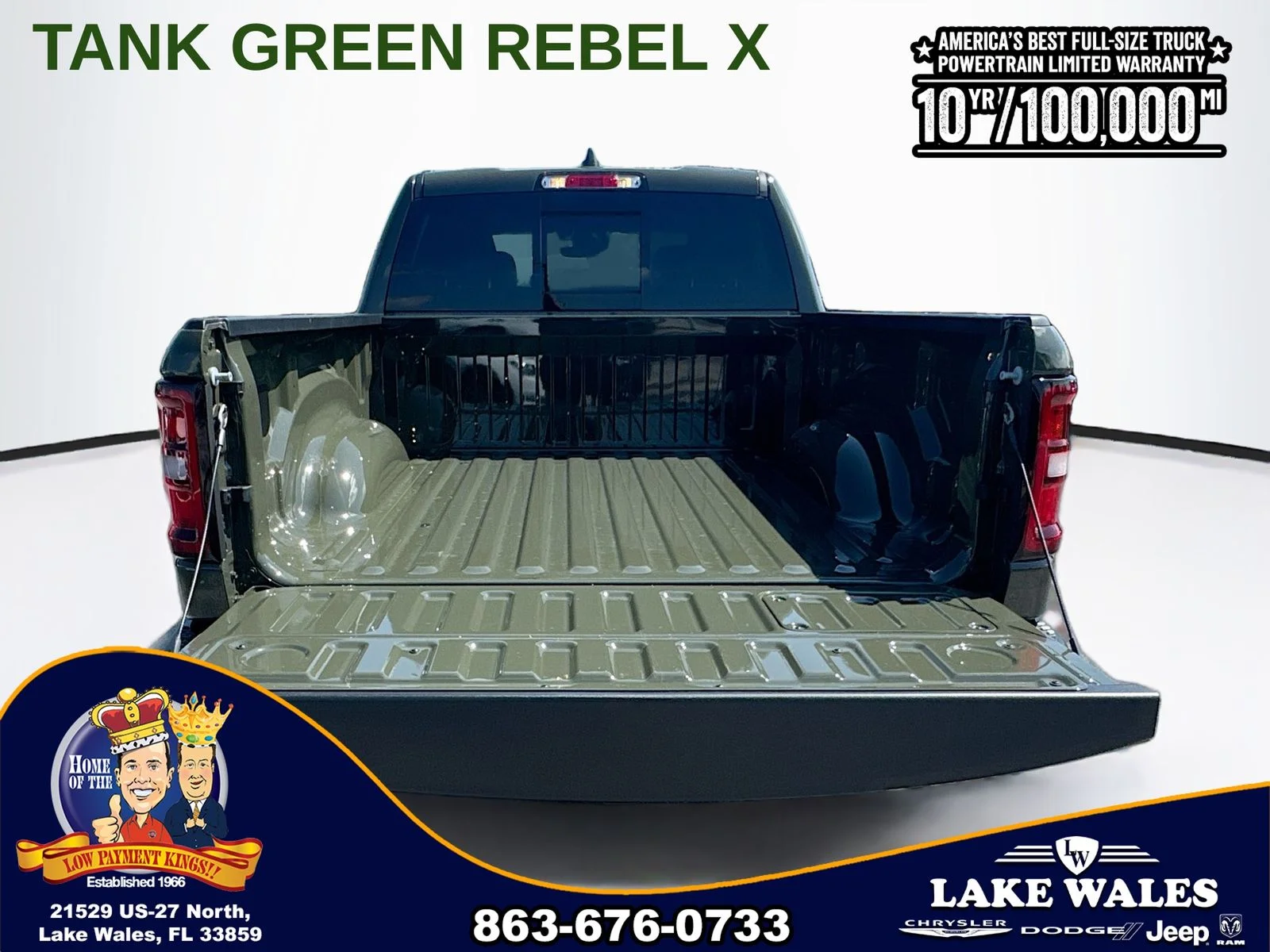 New 2026 Tank Exterior Paint RAM REBEL image 27