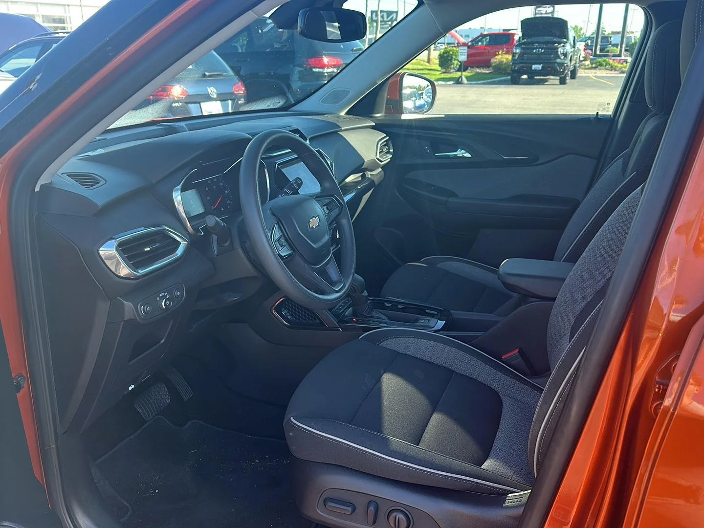Used 2023 Vivid Orange Metallic Chevrolet LT image 7