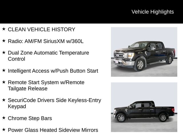Certified Used 2021 Black Metallic Ford XLT image 25