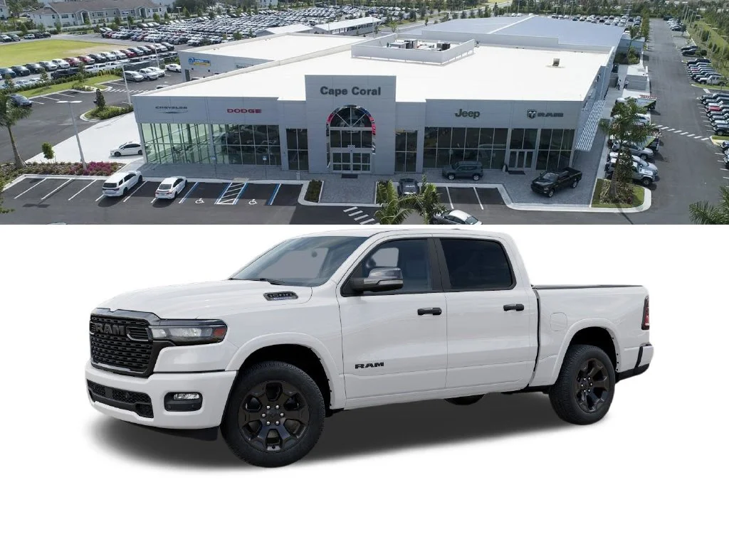 New 2027 Bright White Clear-Coat Exterior Paint RAM Big Horn/Lone Star image 2