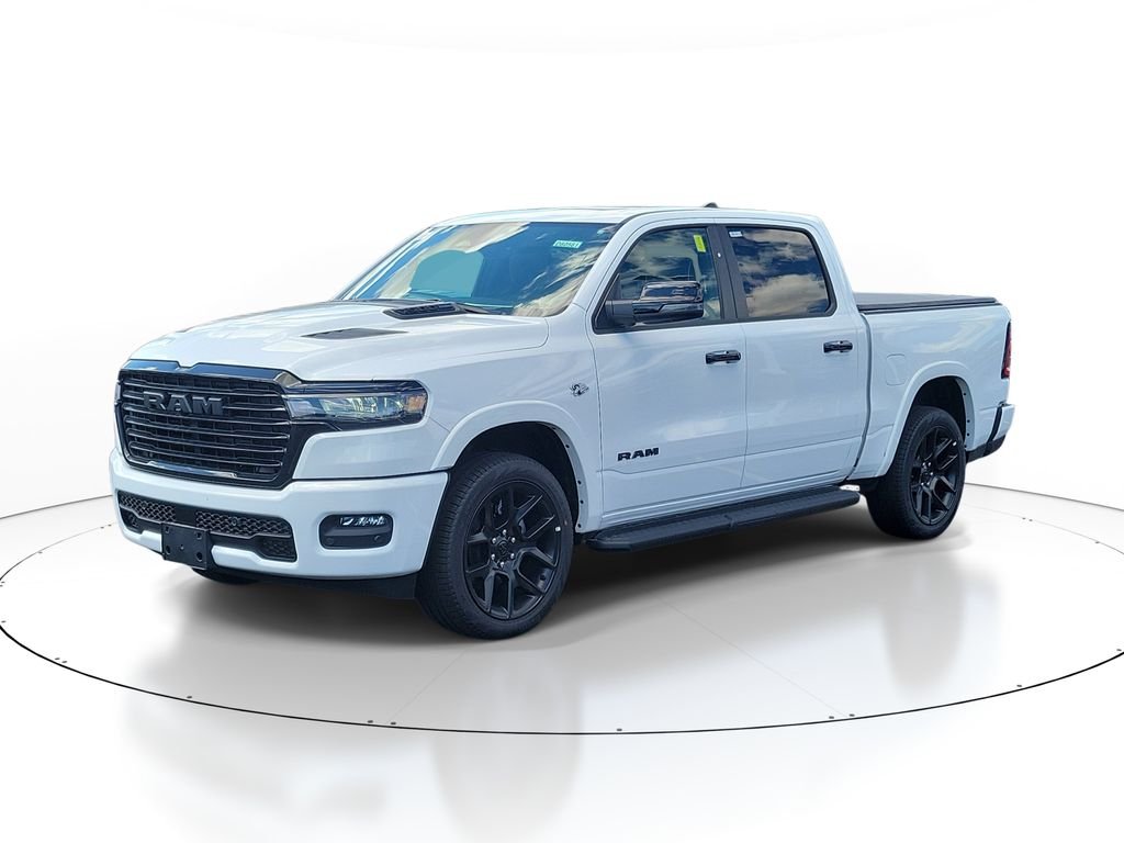 New 2026 Bright White Clear-Coat Exterior Paint RAM Laramie image 2