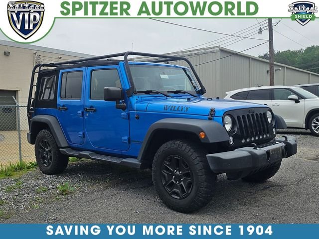 Used 2016 Blue Jeep Unlimited Willys image 1