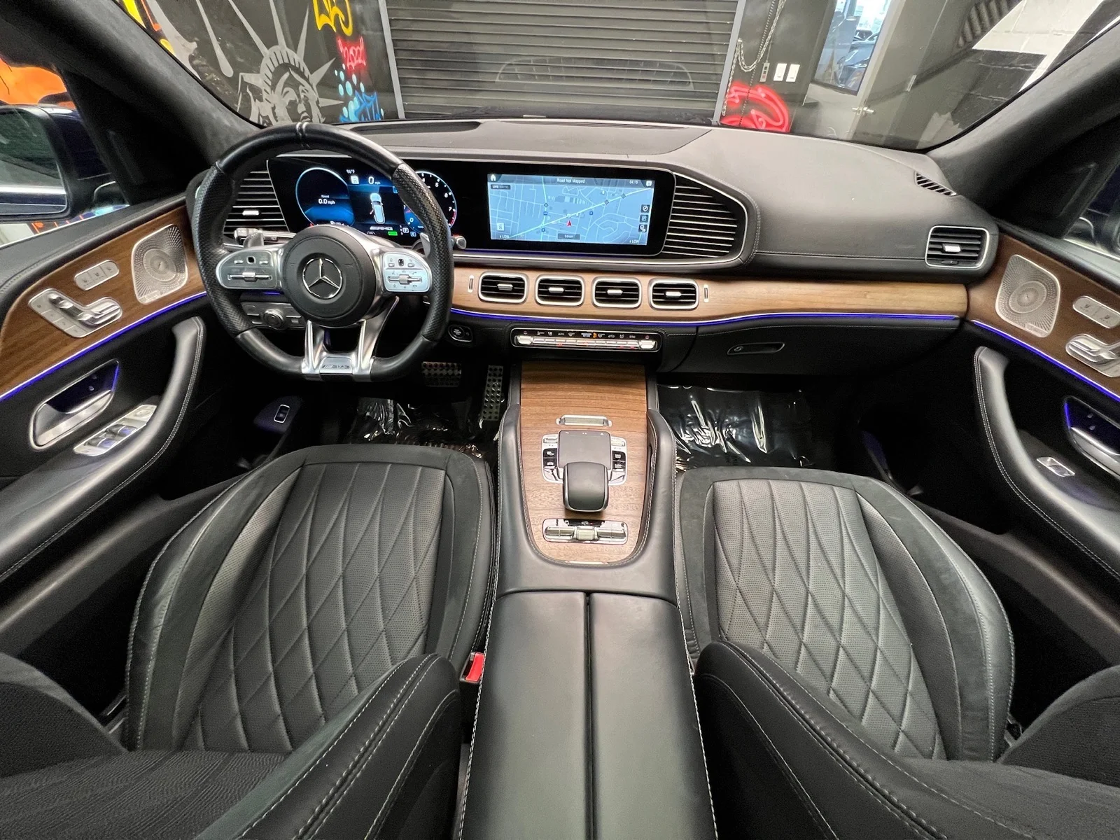Used 2021 Lunar Blue Metallic (890) Mercedes-Benz AMG® GLS 63 image 19
