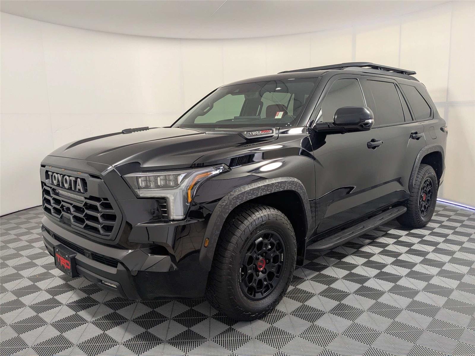 Certified Used 2025 Midnight Black Metallic Toyota TRD Pro image 2