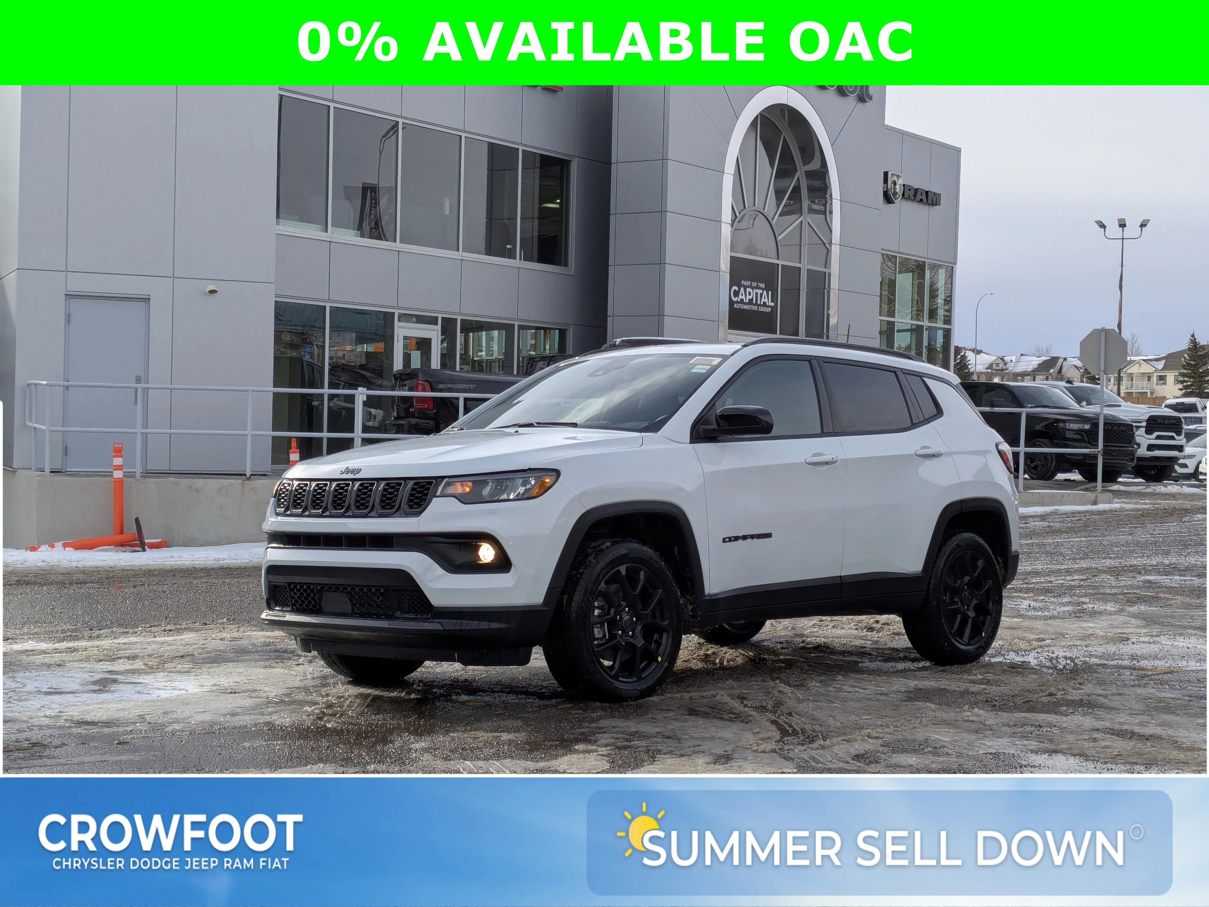 New 2026 White Jeep North - Altitude Special Edition 18 inch Black Wheels image 1