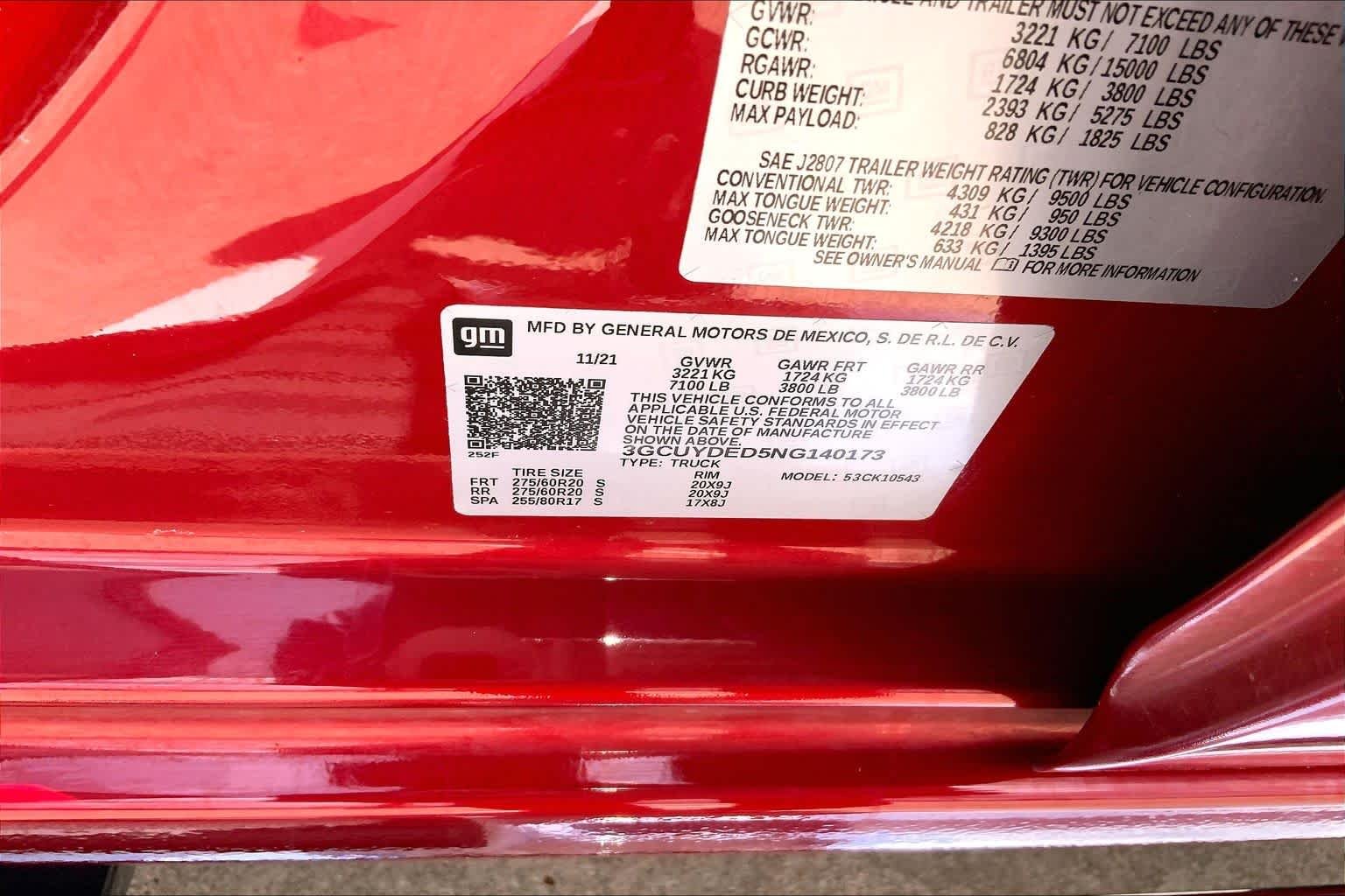 Certified Used 2022 Cherry Red Tintcoat Chevrolet LT image 36