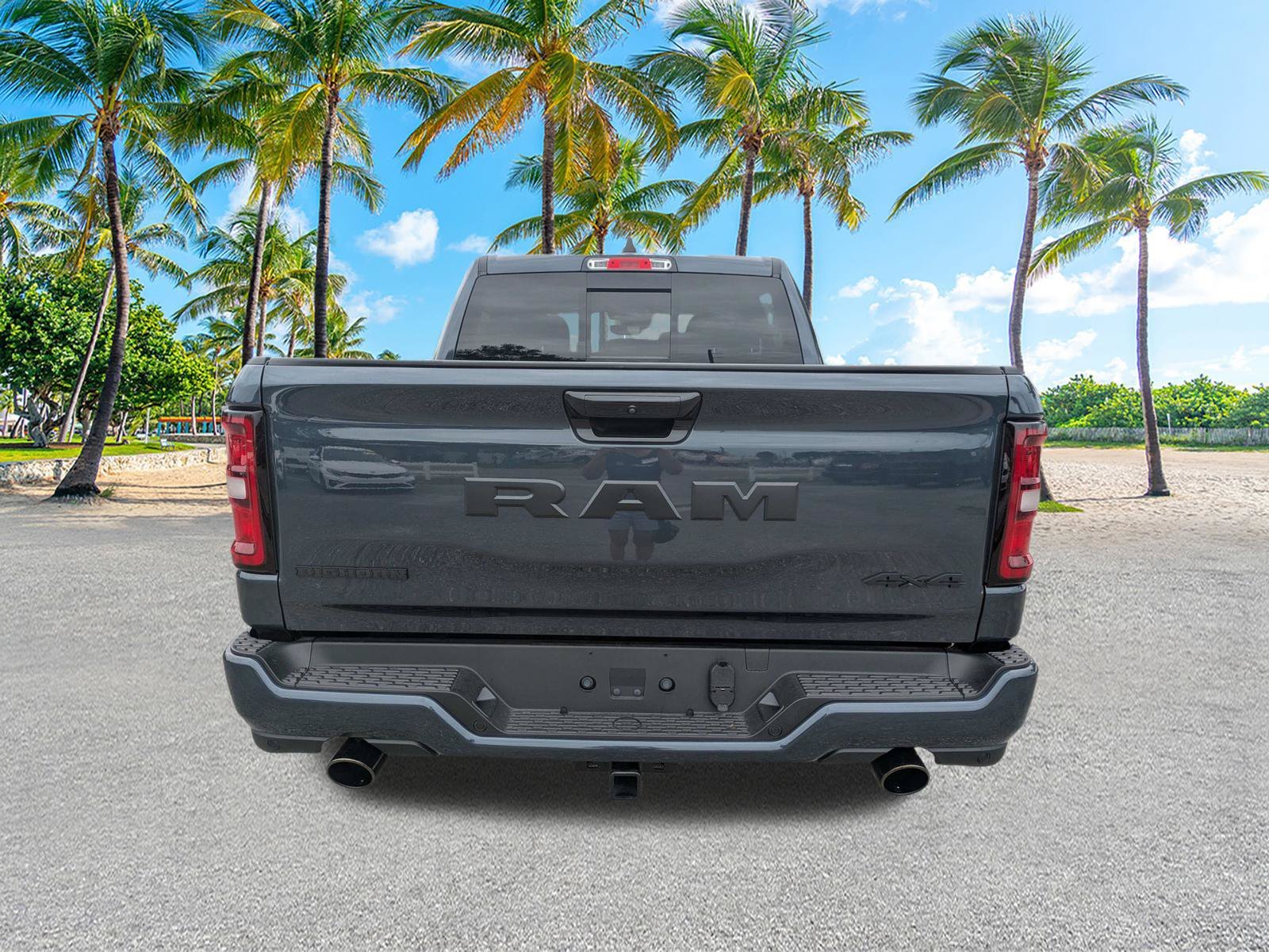 Used 2025 Forged Blue Metallic Ram Big Horn image 6