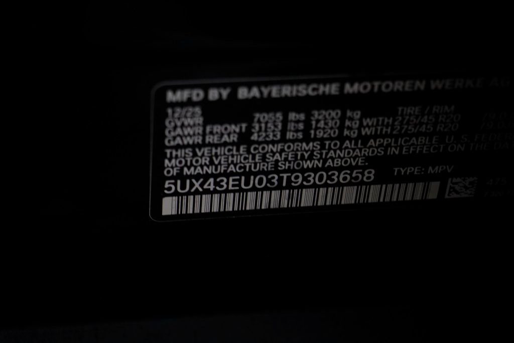 New 2026 Black Sapphire Metallic BMW xDrive50e image 23
