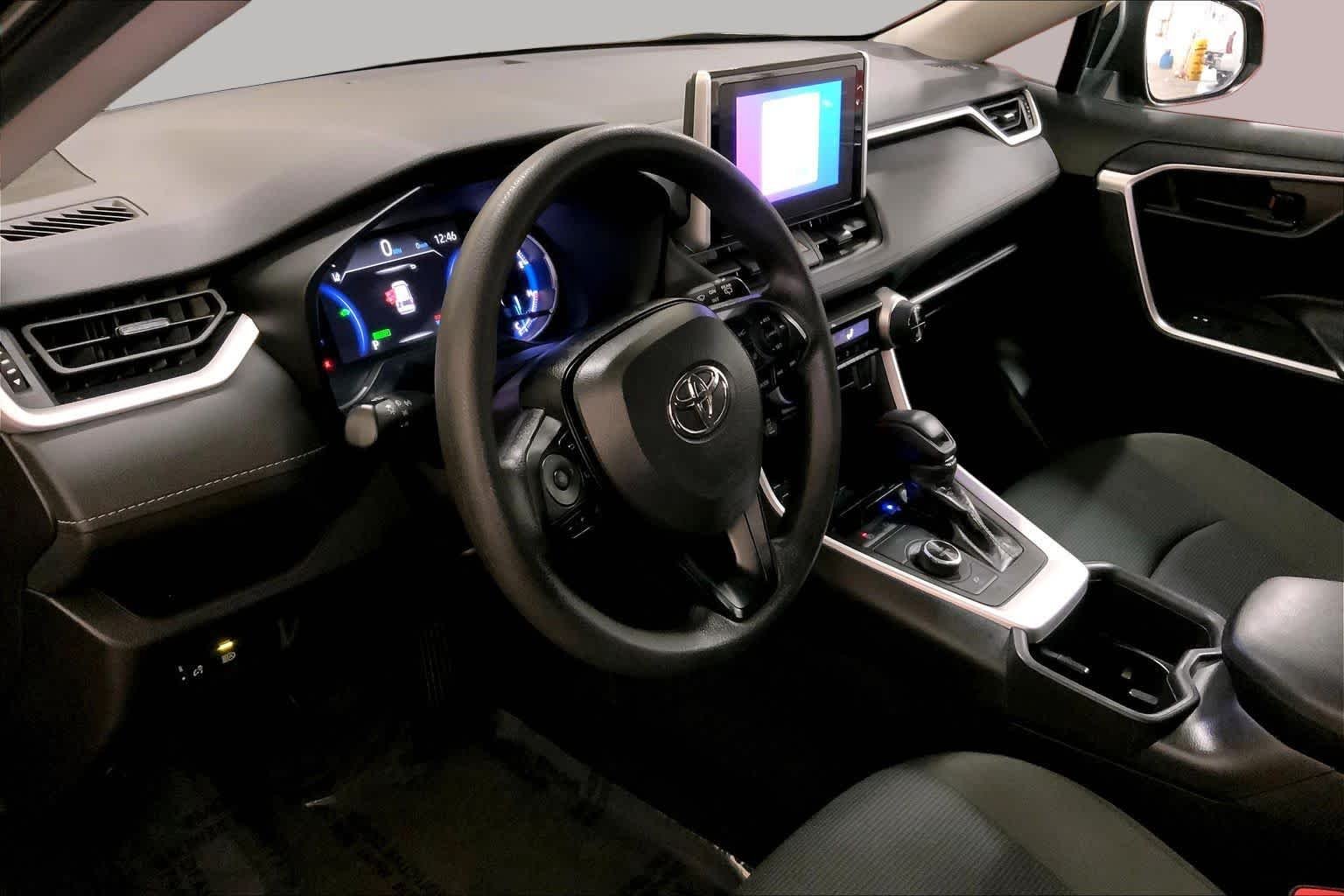 Used 2025 Midnight Black Metallic Toyota Hybrid LE image 18