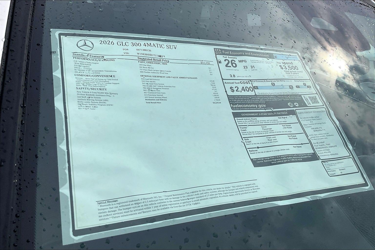 New 2026 Polar White Mercedes-Benz GLC 300 image 25