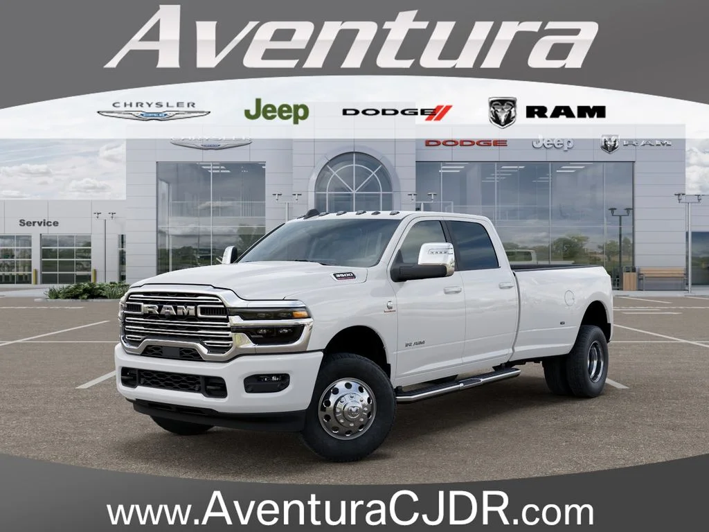 New 2026 Bright White Clear-Coat Exterior Paint RAM Laramie image 1