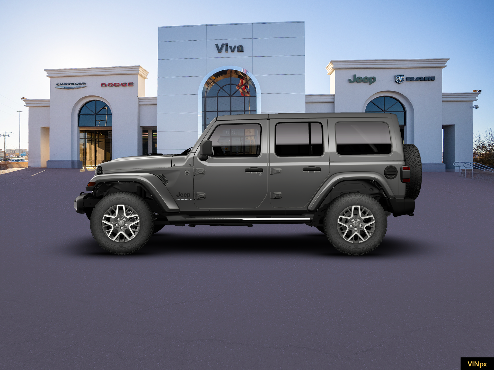 New 2026 Granite Crystal Metallic Clear-Coat Exterior Paint Jeep Sahara image 15