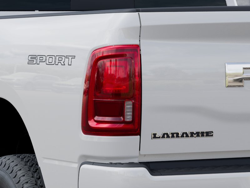 New 2026 Bright White Clear-Coat Exterior Paint RAM Laramie image 5