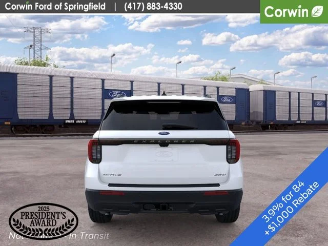 New 2026 Star White Metallic Tri-Coat Ford Active image 7