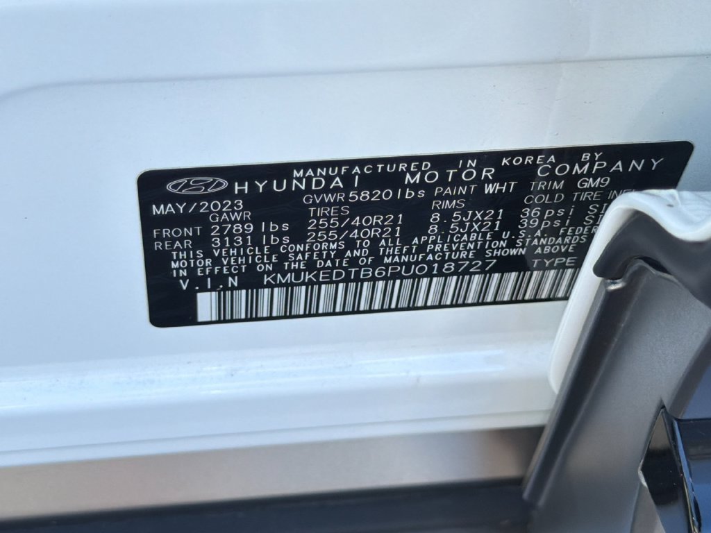 Certified Used 2023 White Genesis Performance image 31