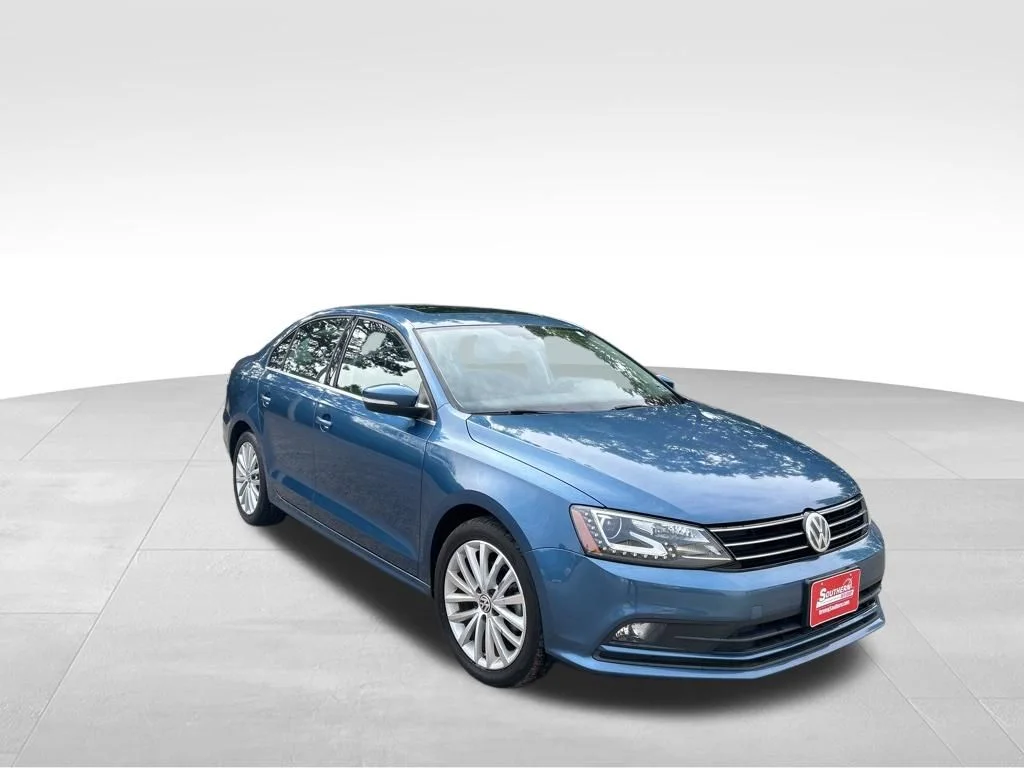Used 2016 Blue Volkswagen 1.8T SEL image 8
