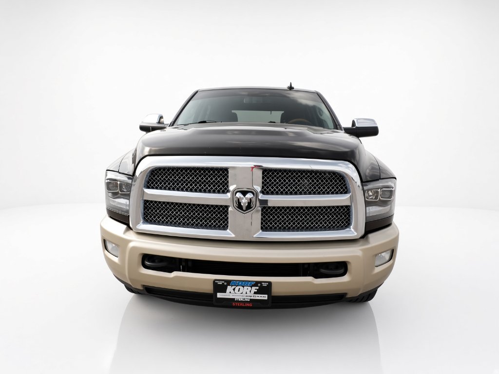 Used 2013 Black Gold Pearlcoat Ram Laramie Longhorn image 2