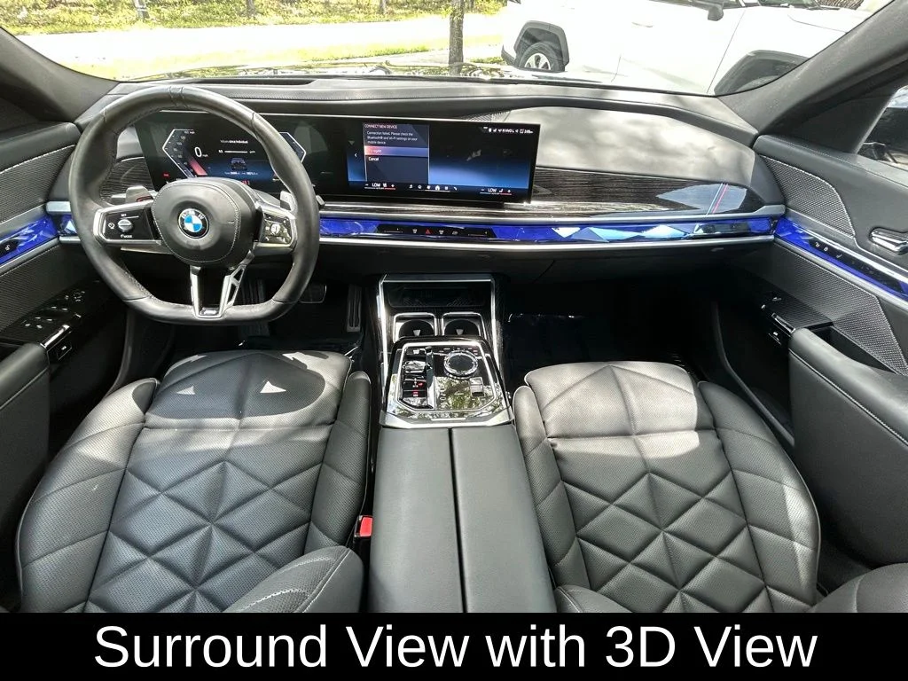 Certified Used 2025 Black BMW 740i xDrive image 10