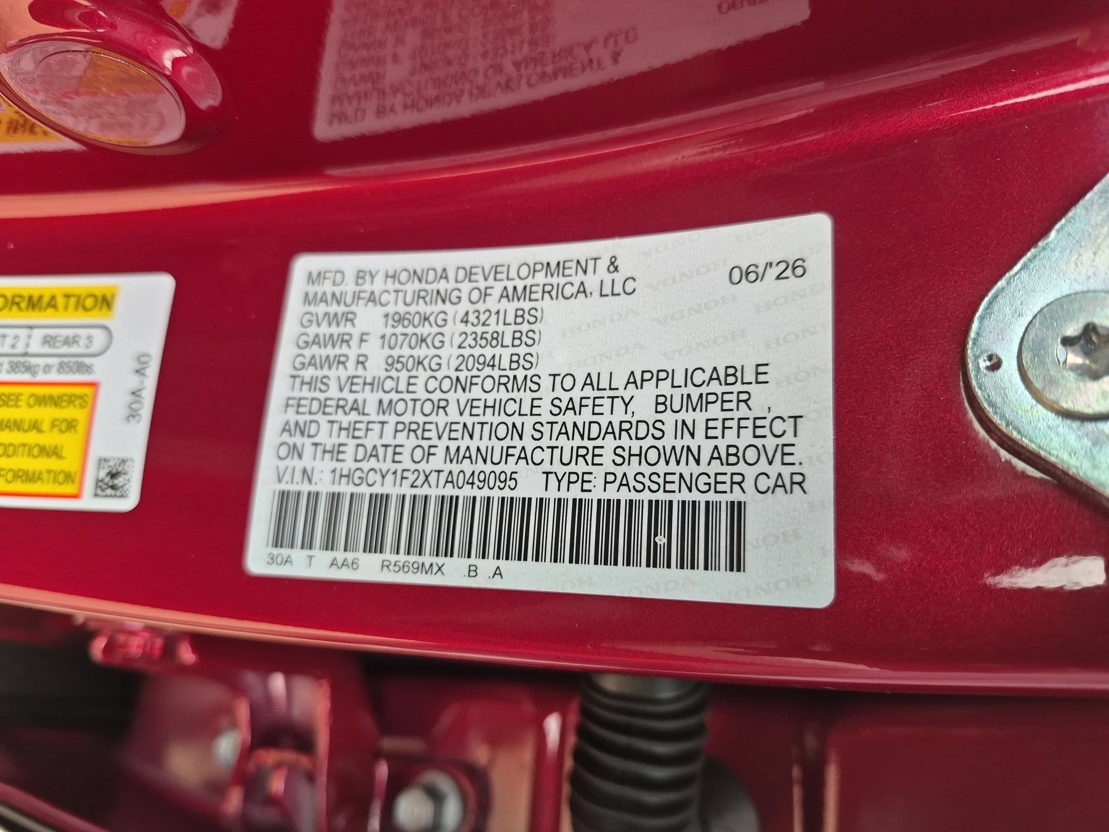 2026 Honda Accord LX - Photo 33