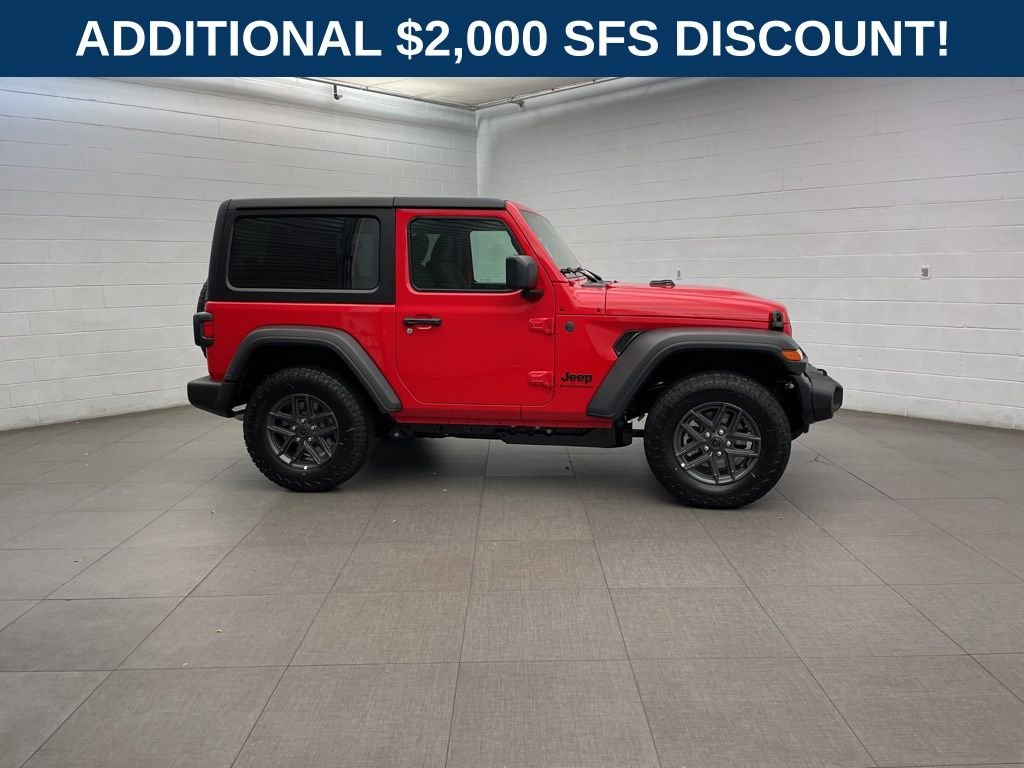 New 2026 Firecracker Red Clear-Coat Exterior Paint Jeep Sport S image 1