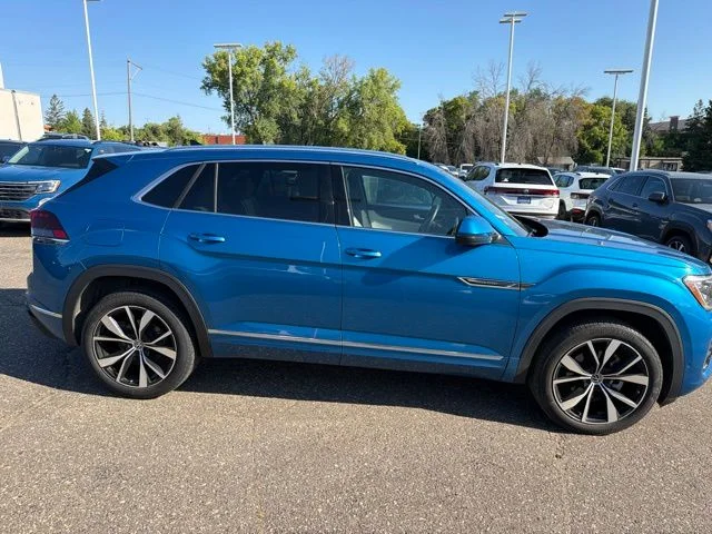 Certified 2024 Volkswagen Atlas Cross Sport SEL Premium R-LINE with VIN 1V2FE2CA6RC205649 for sale in Inver Grove Heights, Minnesota