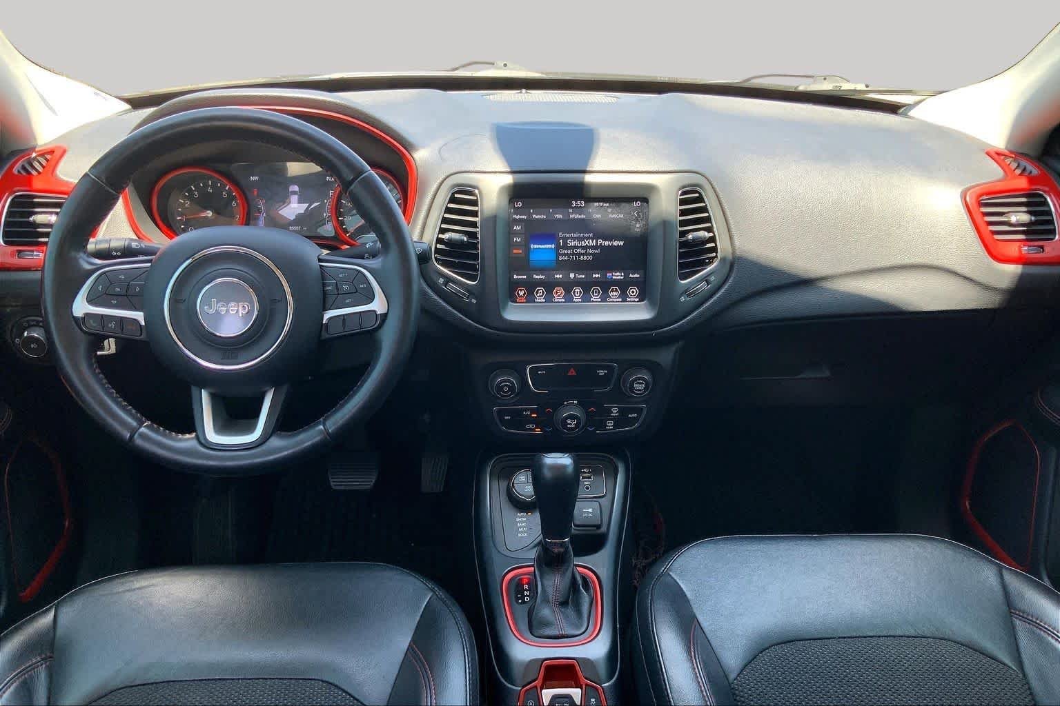Used 2019 White Clearcoat Jeep Trailhawk image 16