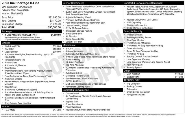 Used 2023 Gray Kia X-Line image 2