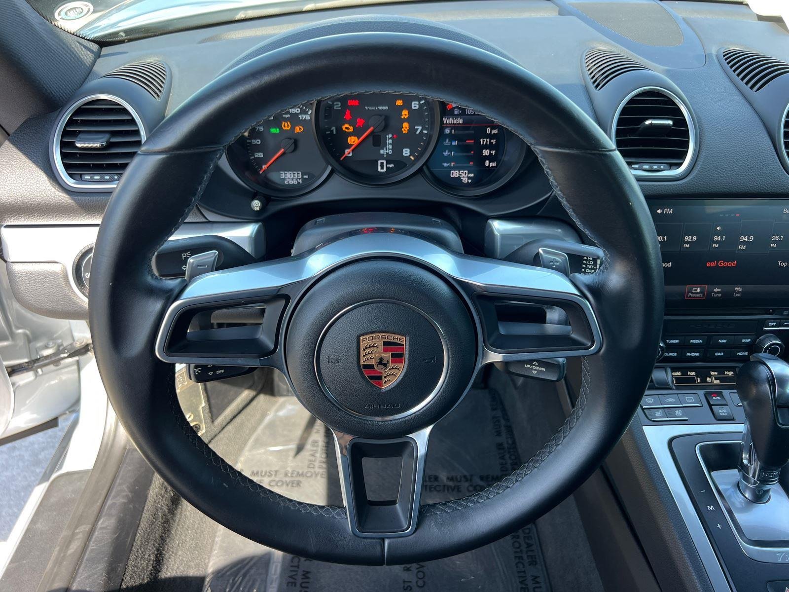 Used 2018 Rhodium Silver Metallic Porsche 718 Cayman image 18