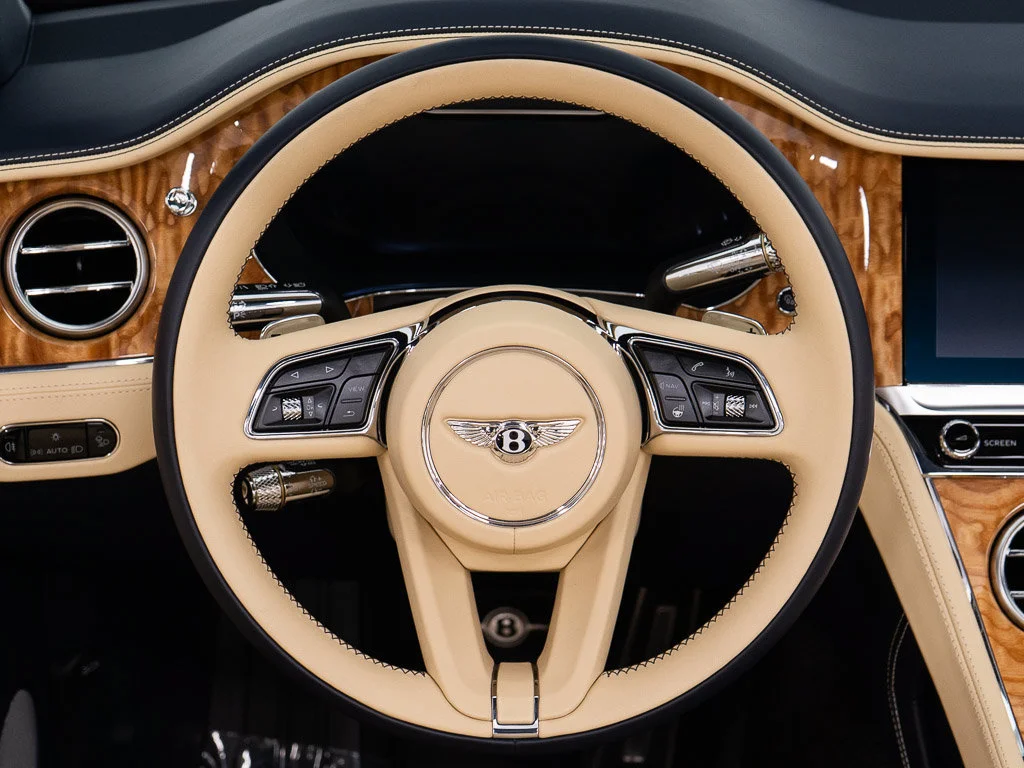 Certified Used 2023 Blue Crystal Bentley Azure Convertible image 34