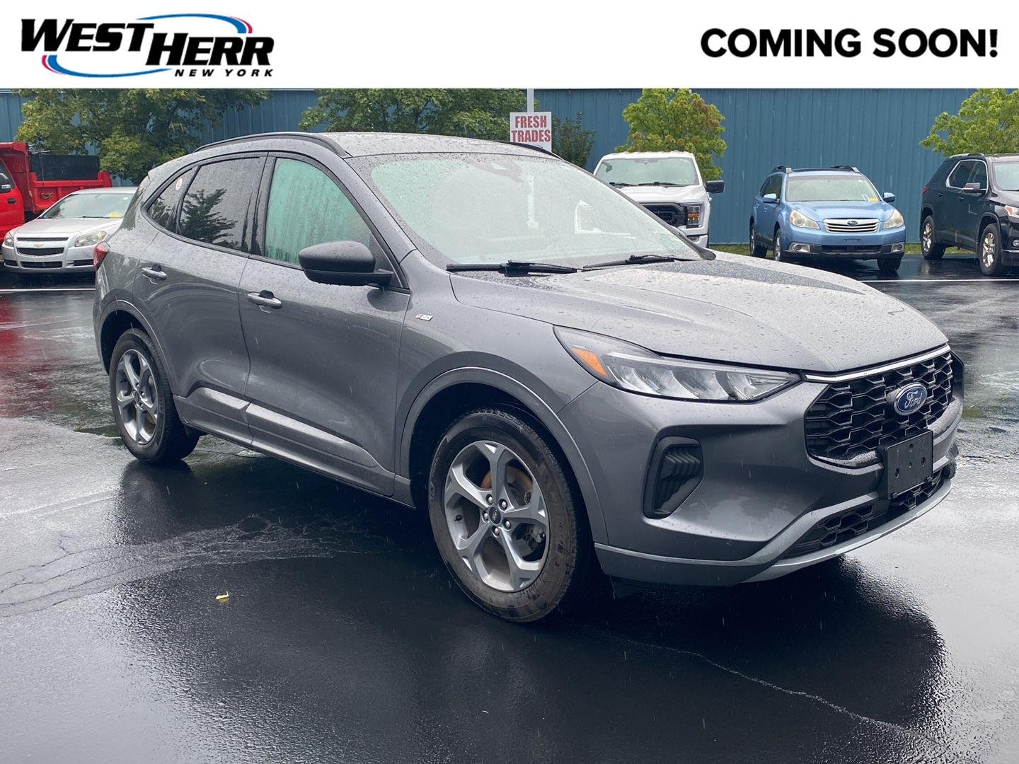 Used 2023 Carbonized Gray Ford ST-Line image 1