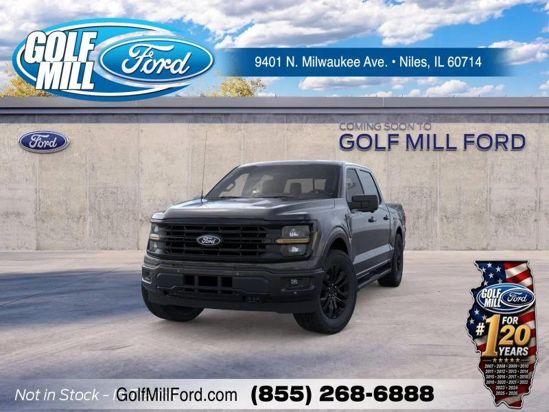 New 2026 Agate Black Metallic Ford XLT image 1